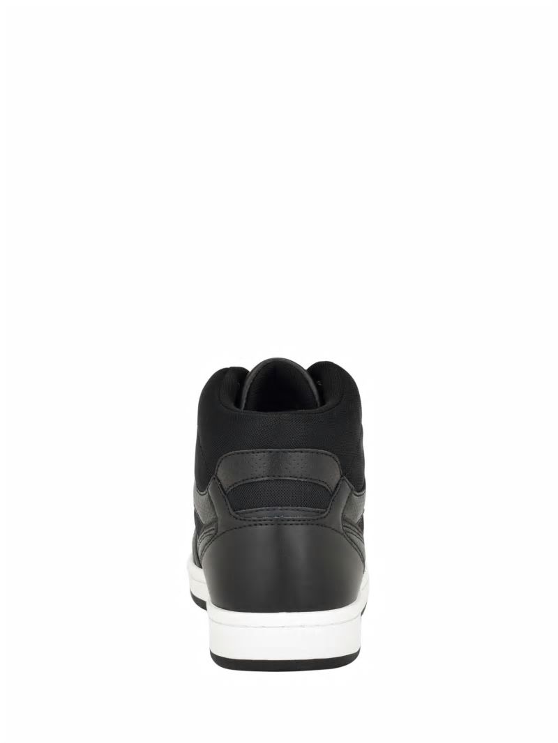 Guess Loko Minimal High-Top Sneakers - Black 001
