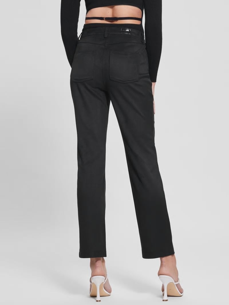 Guess Kelly Straight Pants - Black