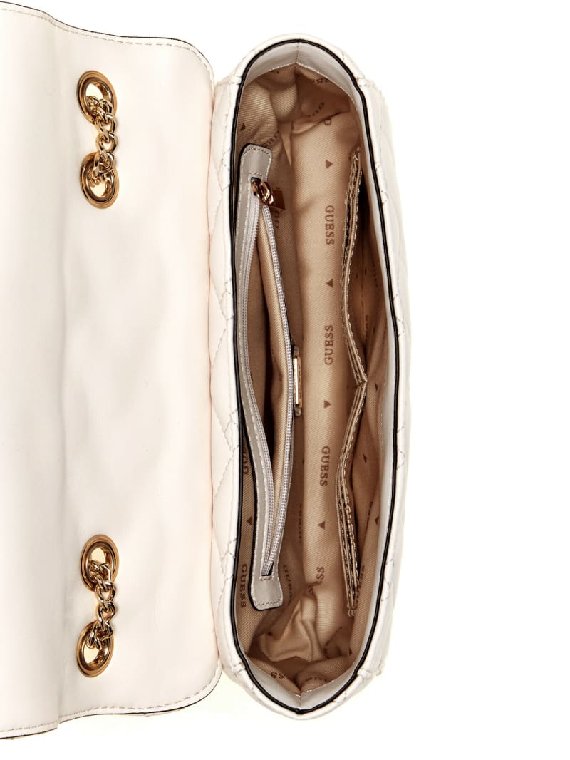 Guess Alanna Convertible Crossbody - Ivory