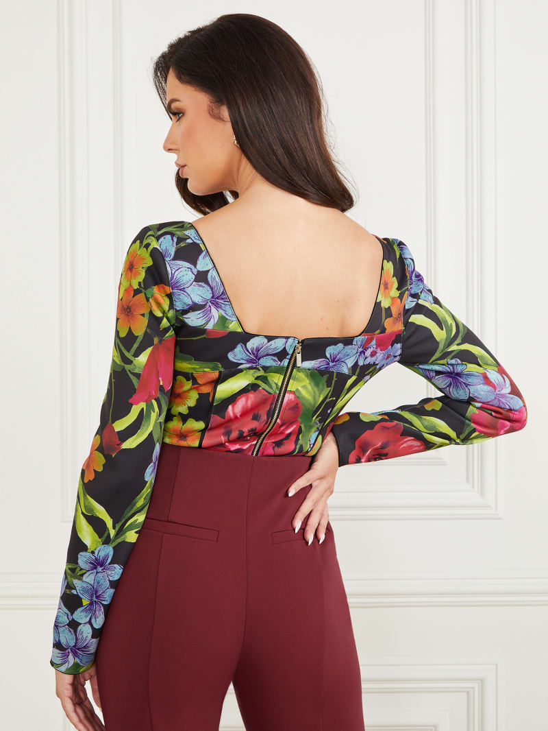 Guess Boldly Blooming Corset Top - Boldly Blooming Print