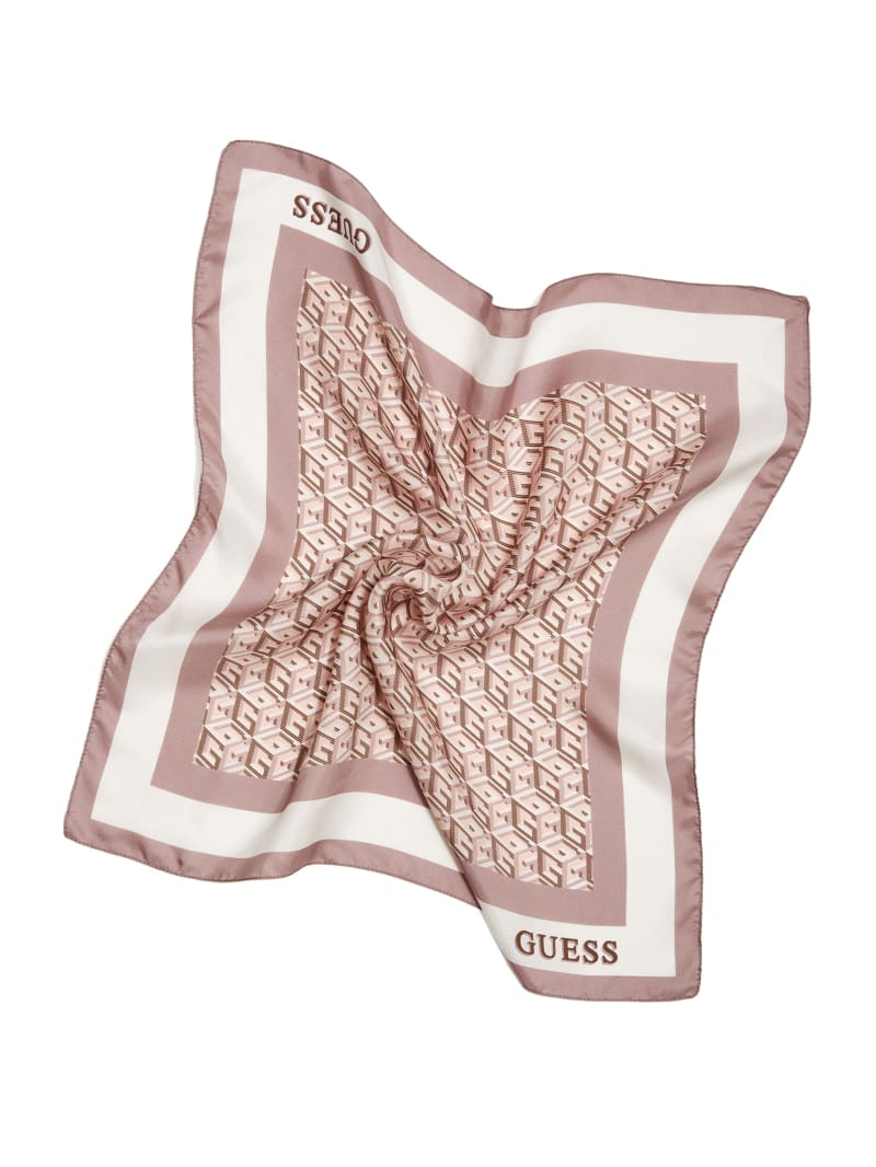 Guess G Cube Silk Scarf - Primrose