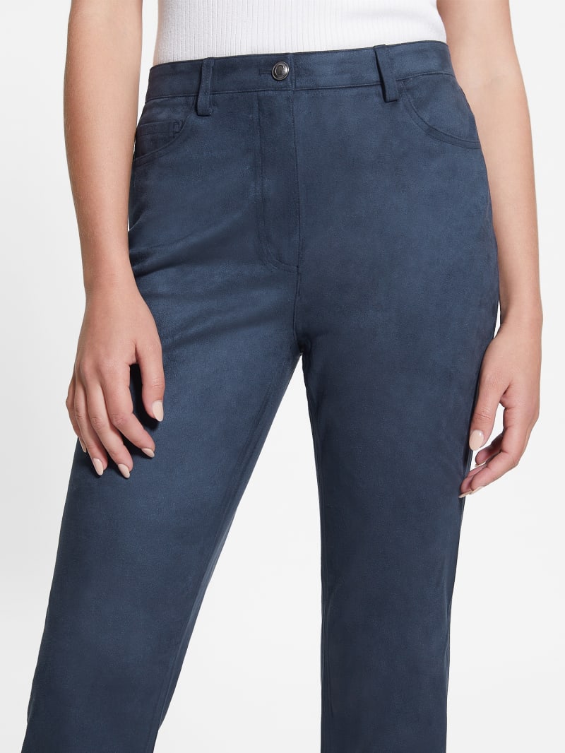 Guess Kelly Straight Pants - Blackened Blue
