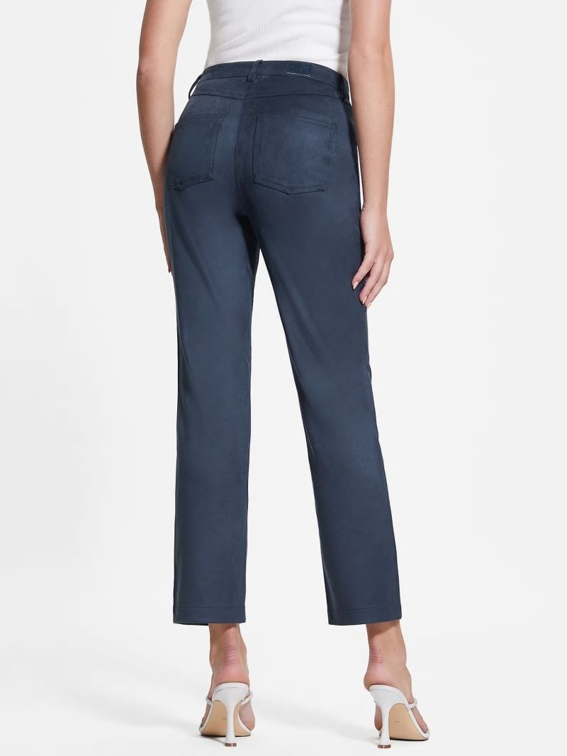 Guess Kelly Straight Pants - Blackened Blue