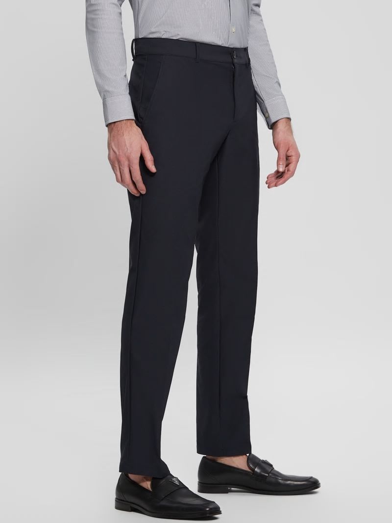 Guess Myron Tech-Stretch Dressy Pants - Bleu éLéGant