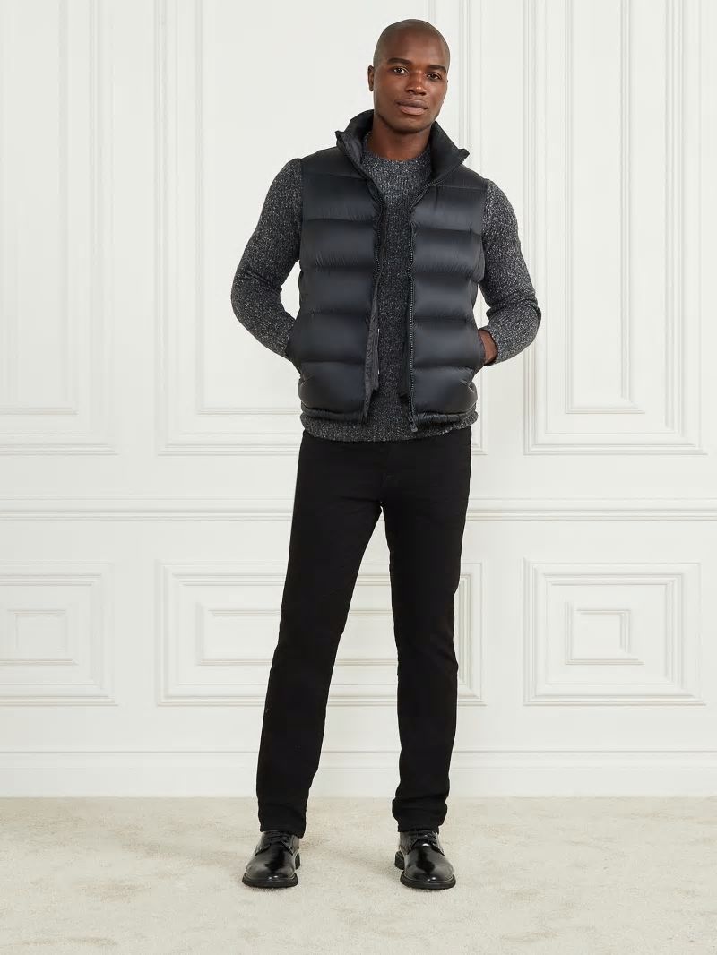 Guess Down Puffer Vest - Bleu éLéGant