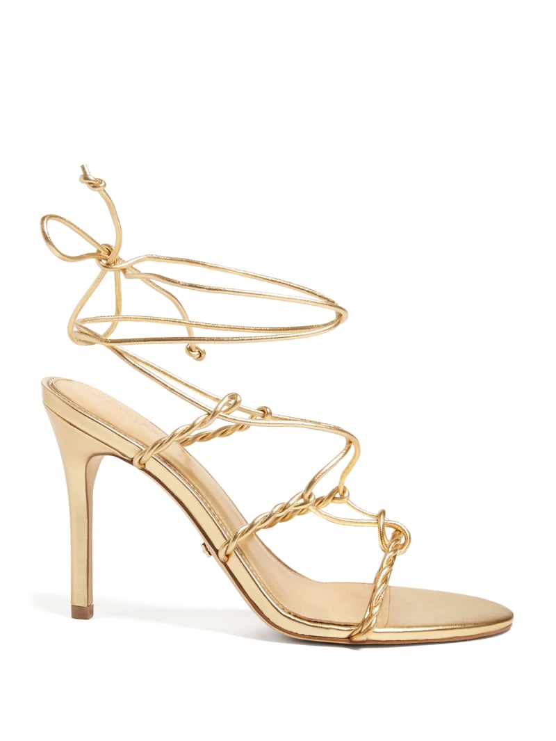 Guess Bea Strappy Sandal - Gld-1 Gold