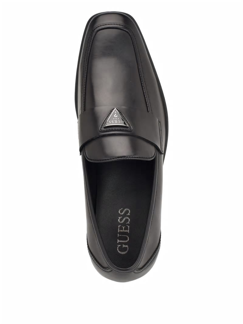 Guess Hemmer Triangle Logo Loafers - Black 001
