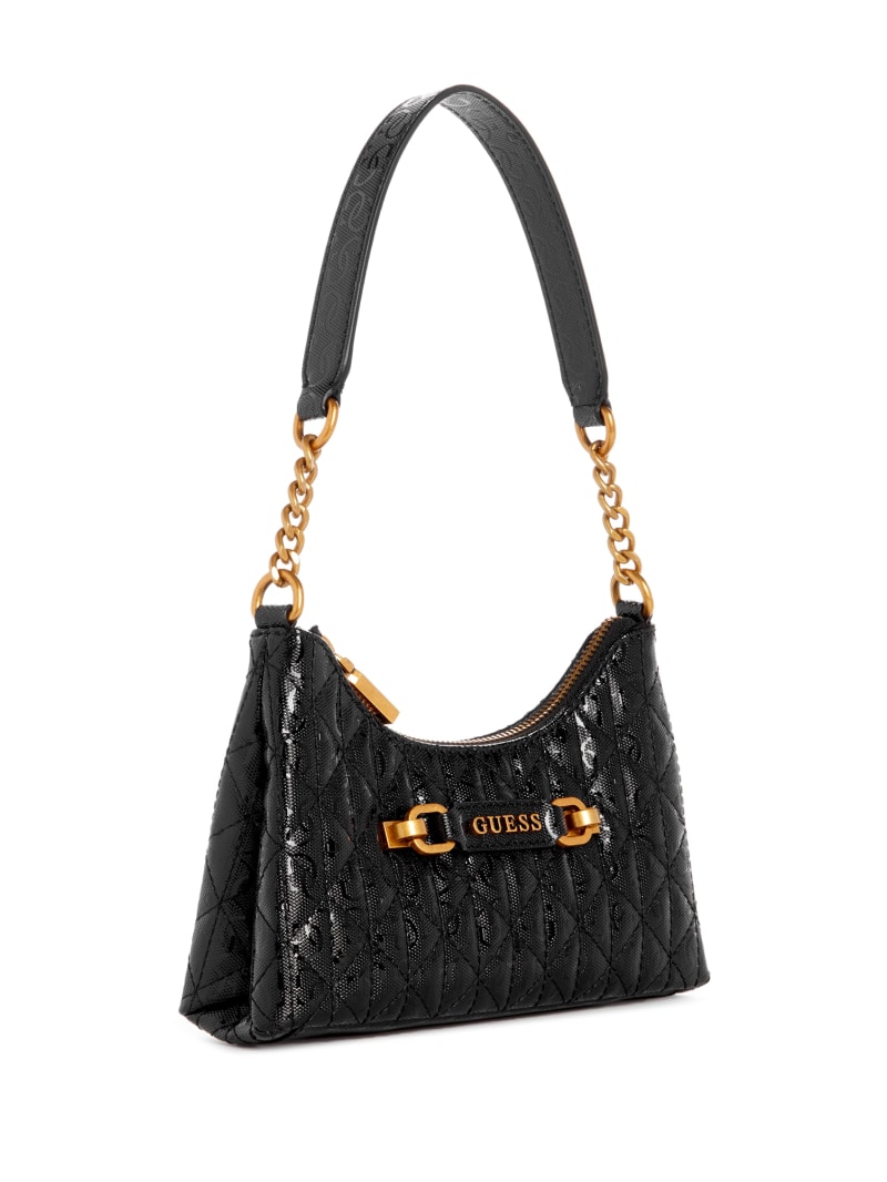 Guess Aveta Mini Top Shoulder Bag - Black