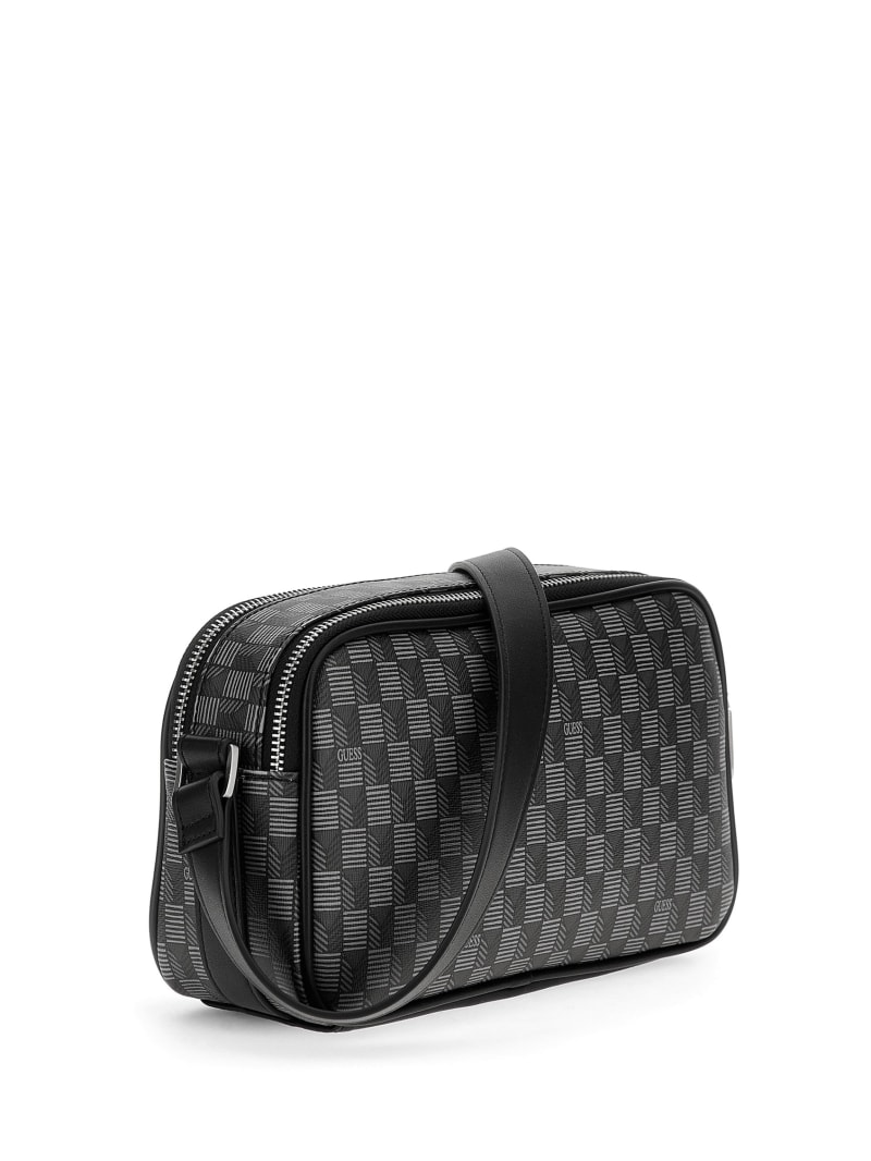 Guess Eco G Wave Camera Bag - Black Floral Print