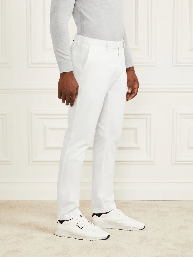 Guess Eco Hugh Easy Chino Pant - Spirit White