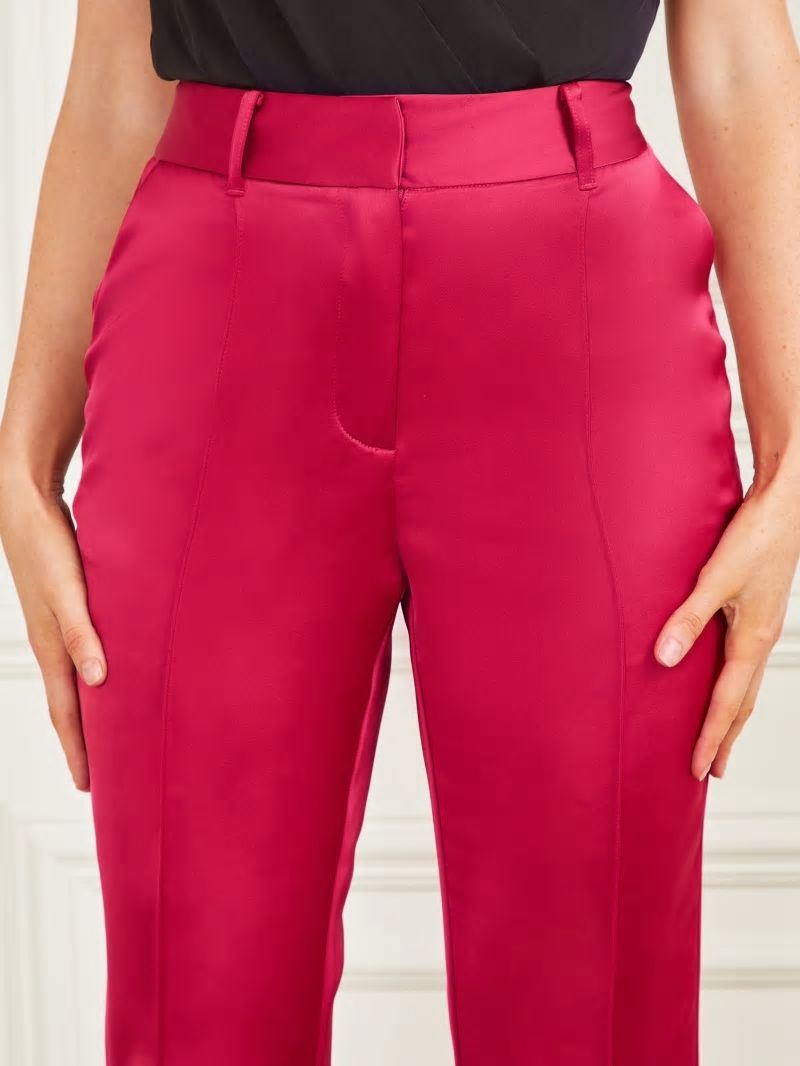 Guess Corsage Solid Skinny Pant - Viva Pink