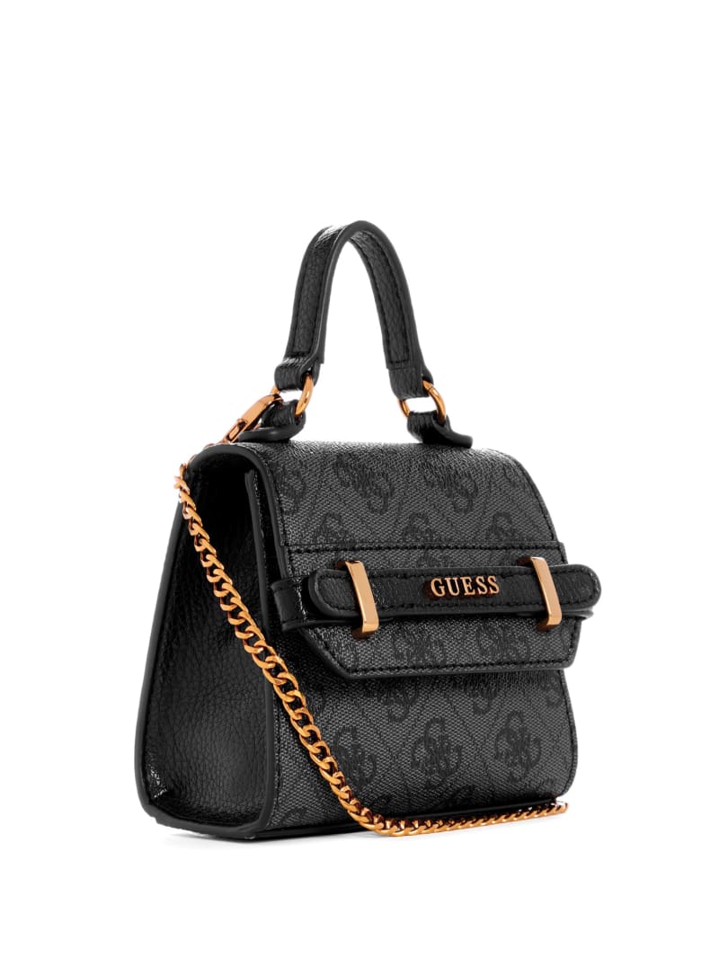 Guess Sestri Quattro G Micro Mini Satchel - Cloud Wash