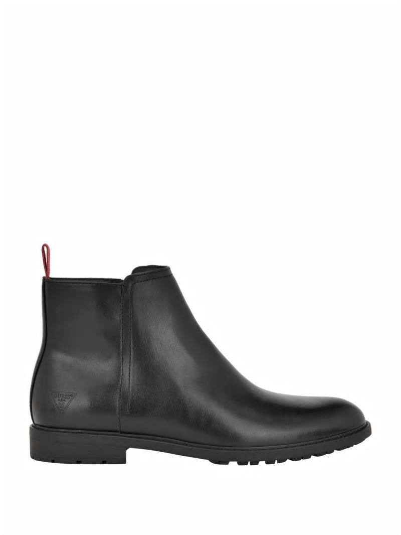 Guess Dawlin Side-Zip Chelsea Boots - Black 001