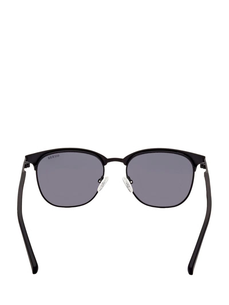 Guess Clubmaster Metal Sunglasses - Black