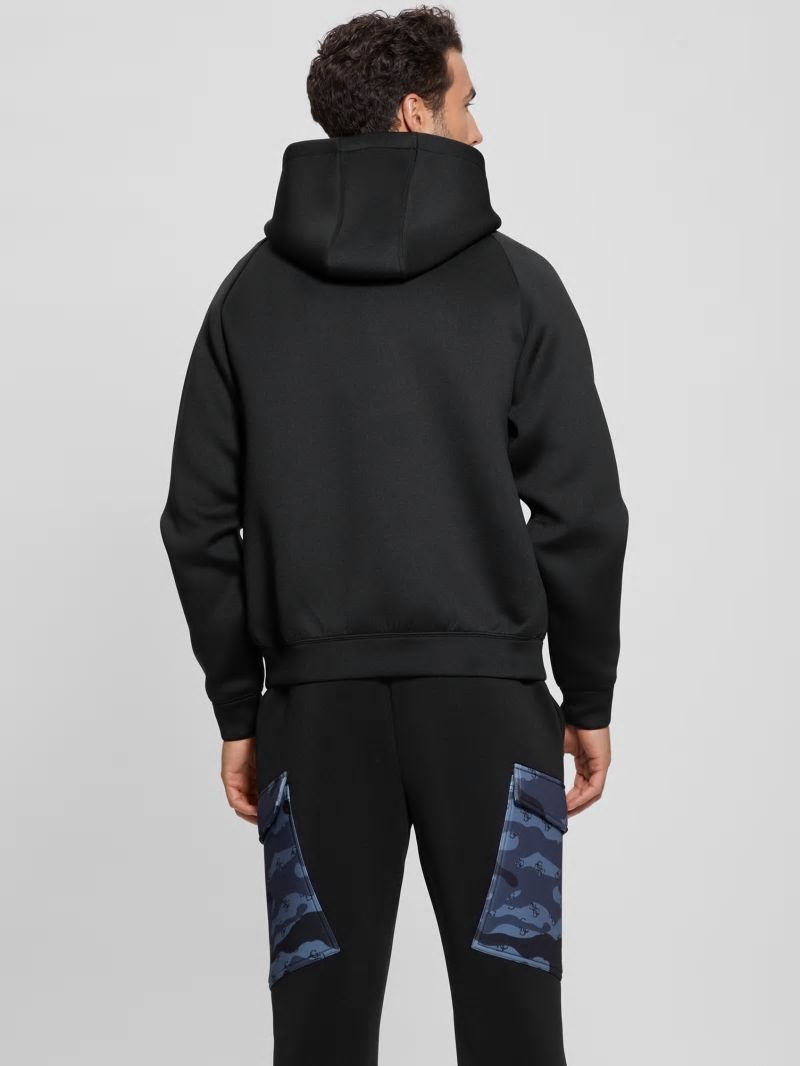 Guess Eco Derych Hooded Sweatshirt - Black