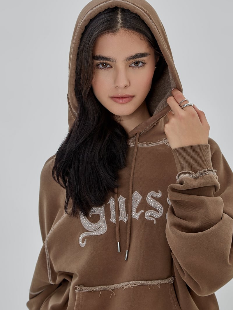 Guess GUESS Originals Stud Contrast Hoodie - Garrafa Multi