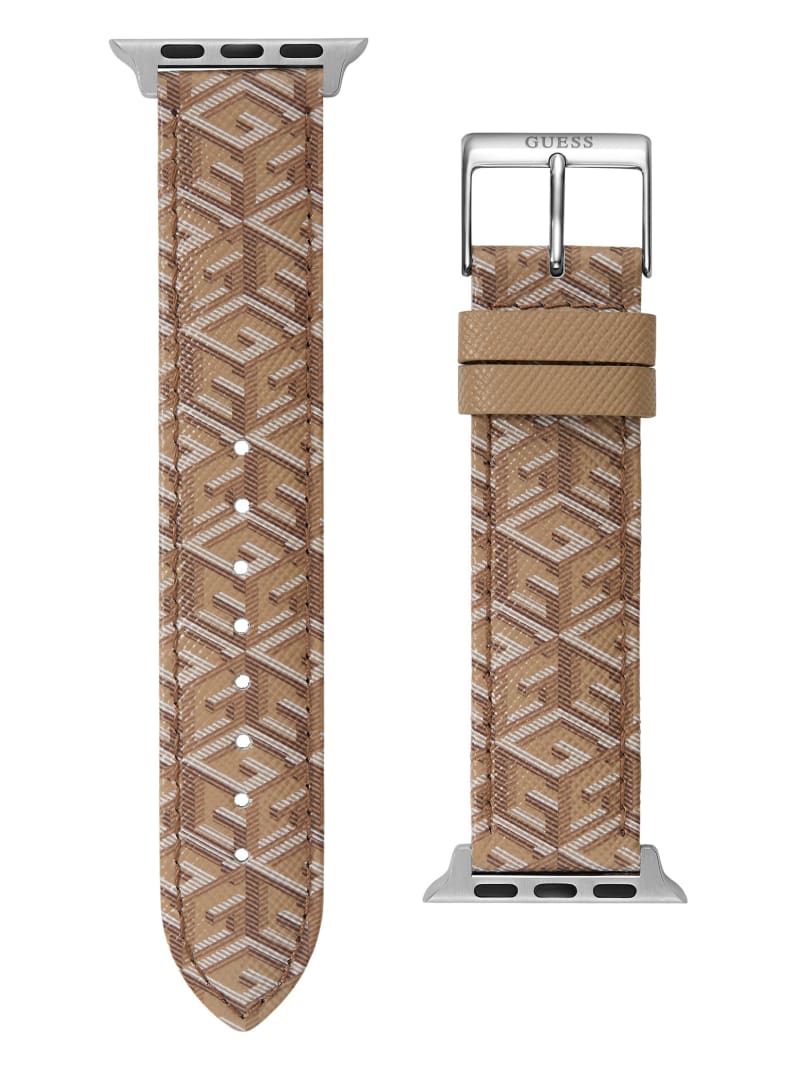 Guess G-Cube Brown Leather 38-40 mm Band for Apple Watch® - Taupe