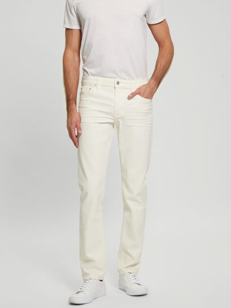 Guess Coated Tapered Jeans - London Fog Coated