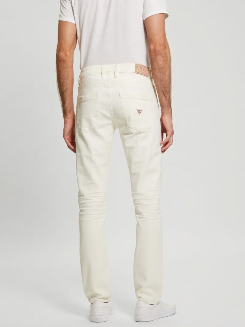 Guess Coated Tapered Jeans - London Fog Coated