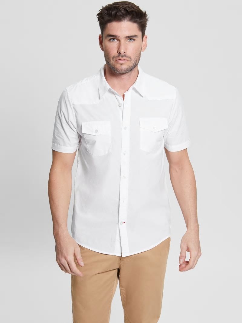 Guess Nottingham Shirt - Blanc Pur