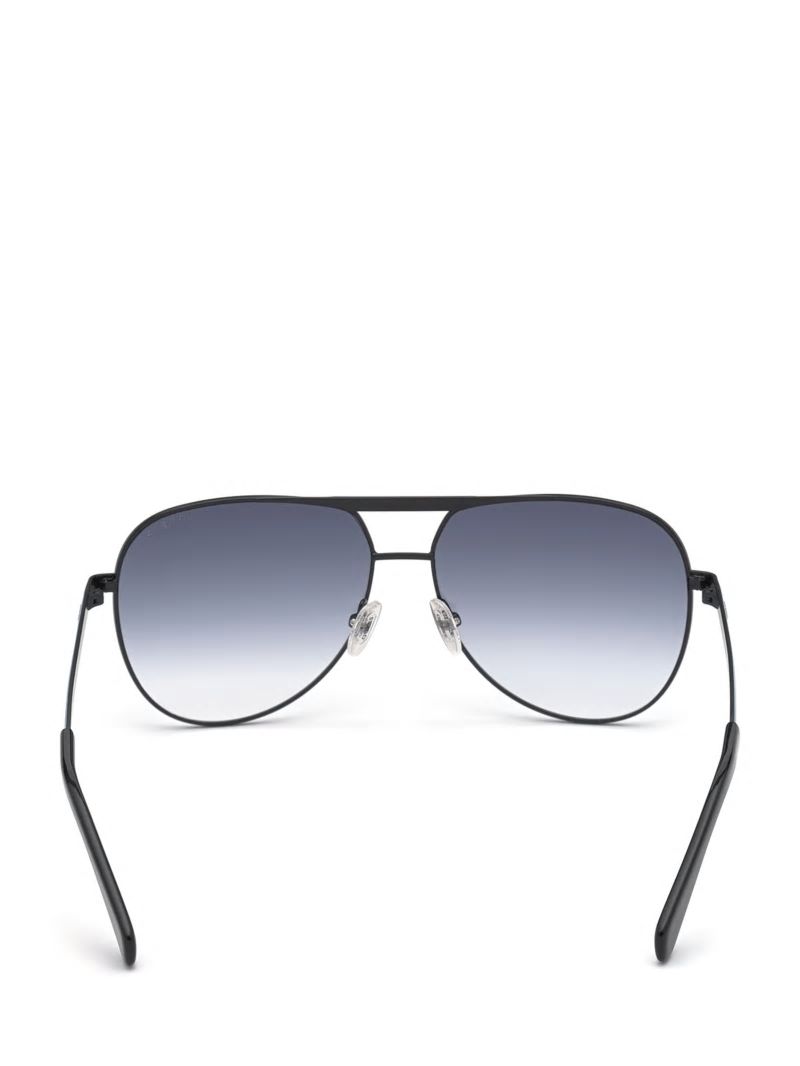 Guess Manny Aviator Sunglasses - Black