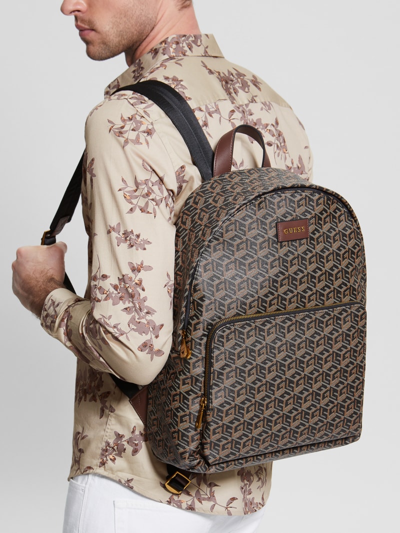 Guess Ederlo Backpack - Black Floral Print