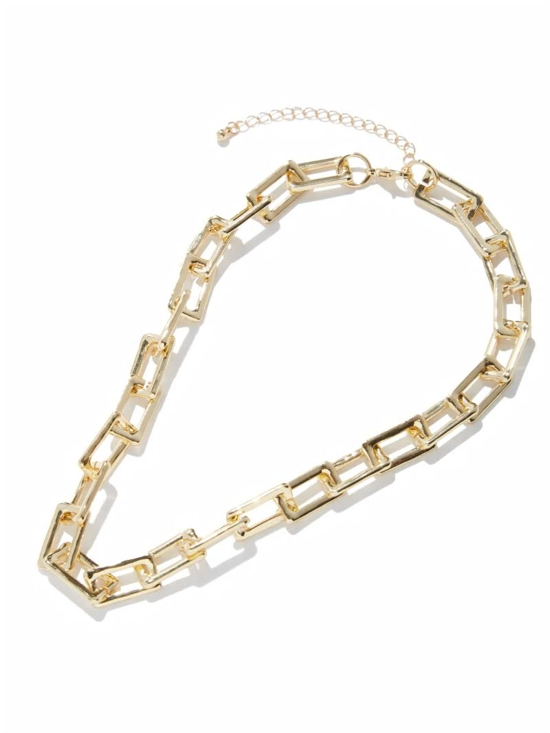 Guess Gold-Tone Chunky Chain Necklace - Gold