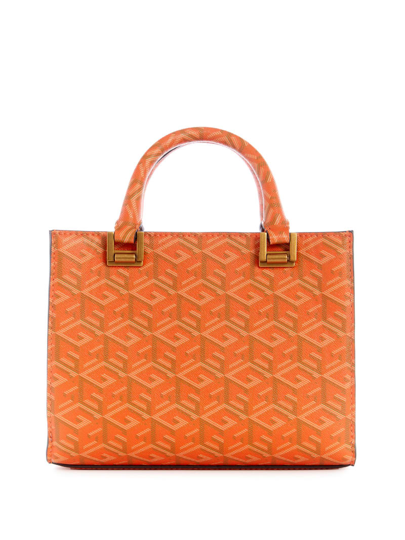 Guess Atene Mini Satchel - Orange Logo