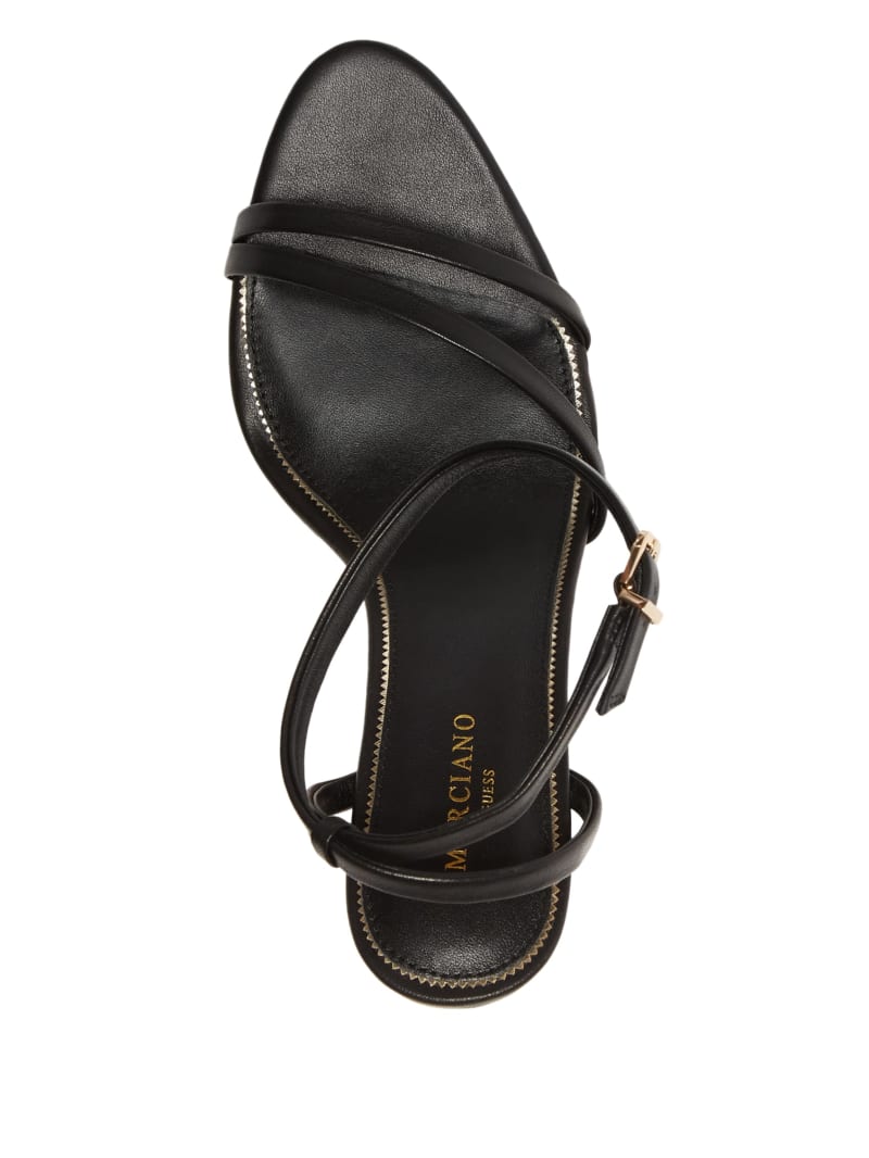 Guess Rich Leather Sandal - Black