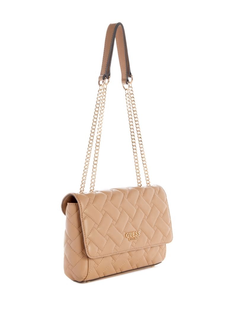 Guess Alanna Convertible Crossbody - Beige Overflow