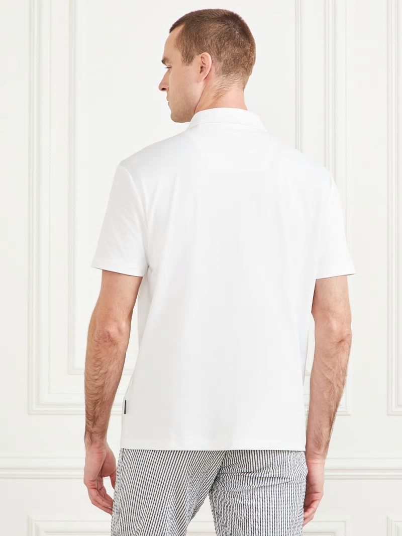 Guess Formal Performance Polo - Pure White