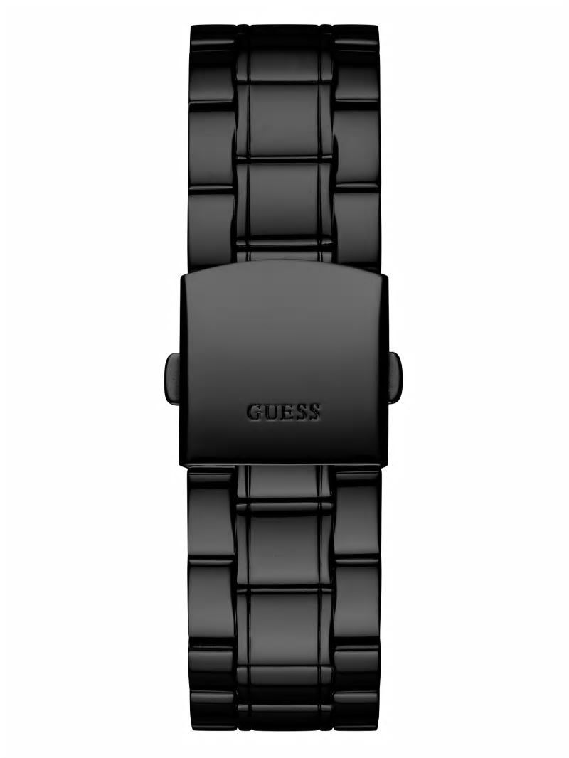 Guess Black Diamond Analog Watch - Black Snakeskin