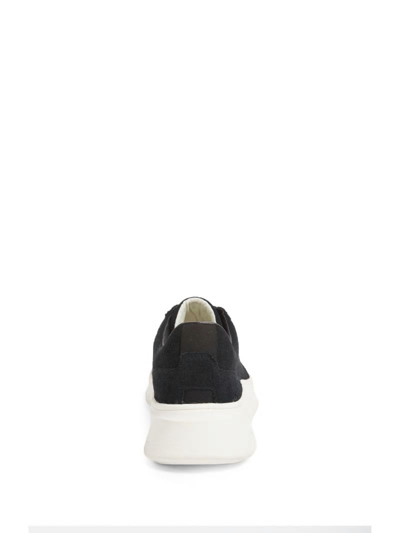 Guess Dolo Logo Low-Top Sneakers - Black Suede