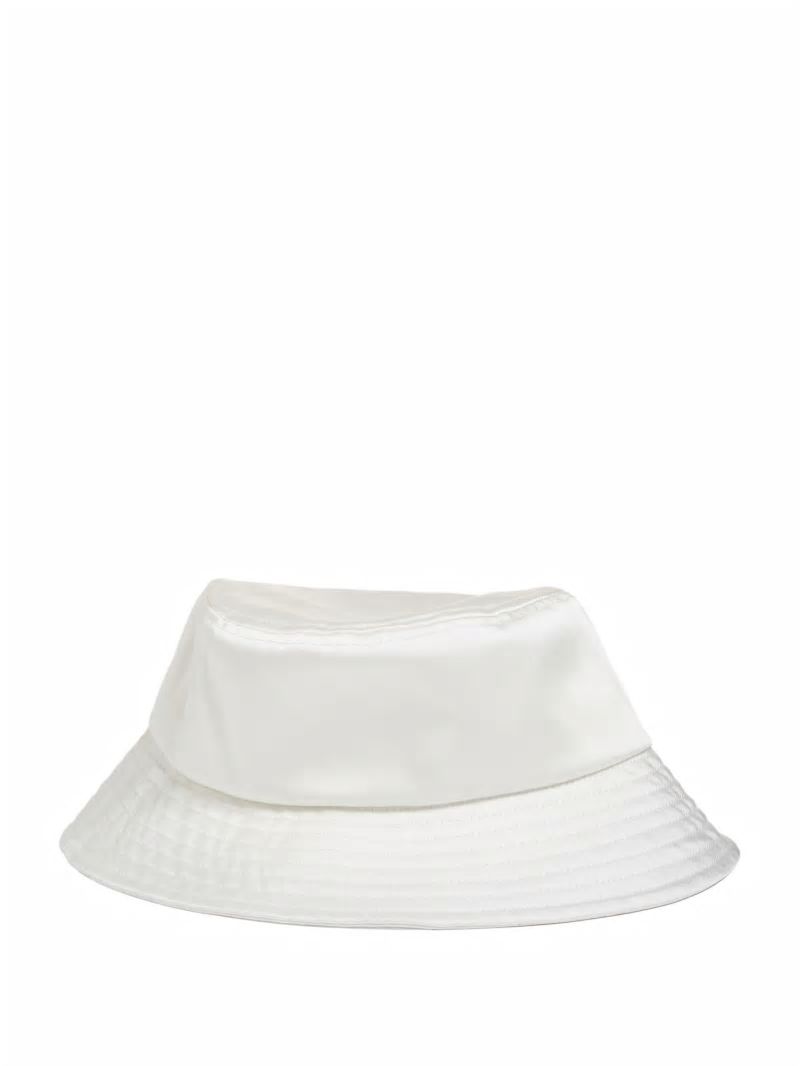 Guess Satin Bucket Hat - White Multi