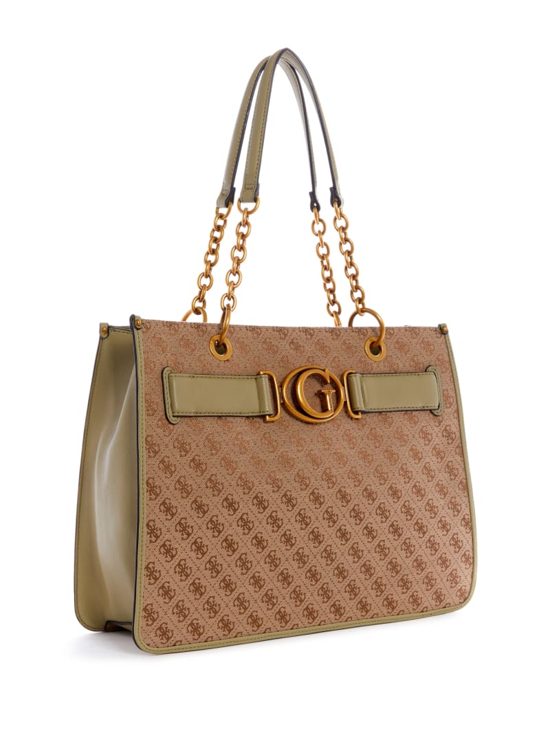 Guess Aviana Tote - Latte/Celadon