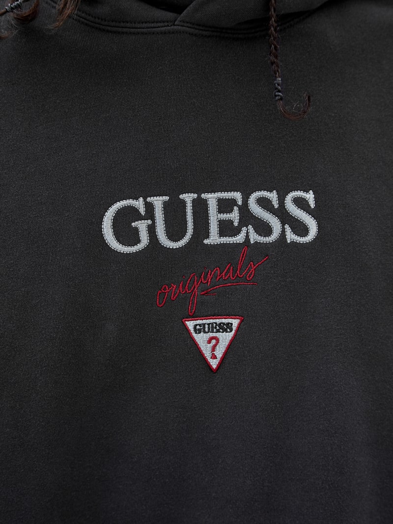 Guess GUESS Originals Baker Logo Hoodie - Jet Black Multi