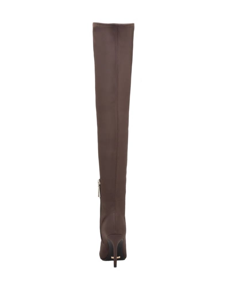 Guess Belva Over-the-Knee Boot - Dark Brown