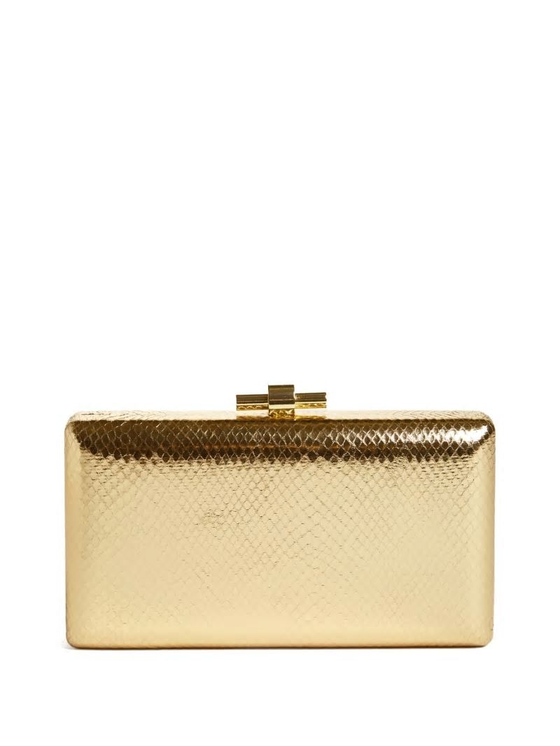 Guess Rose Gold Python Clutch - Rose Gold