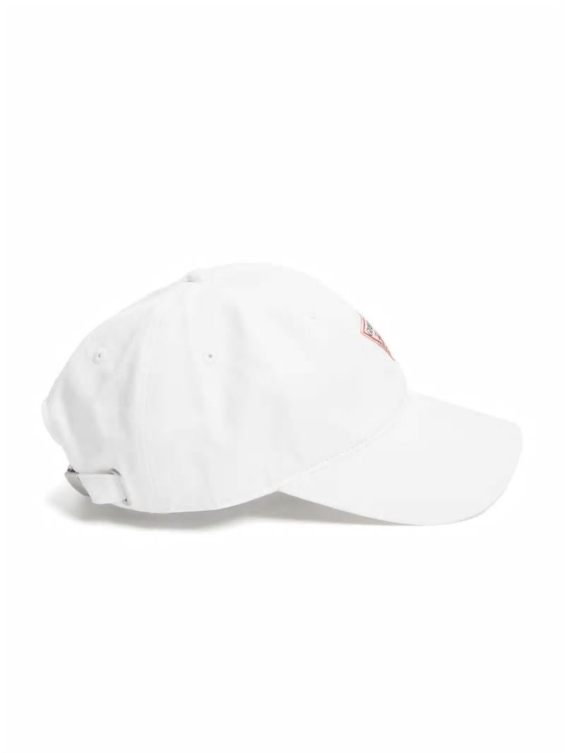 Guess Logo Baseball Hat - White