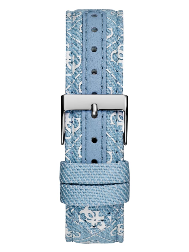 Guess Blue Denim Analog Watch - Rainbow