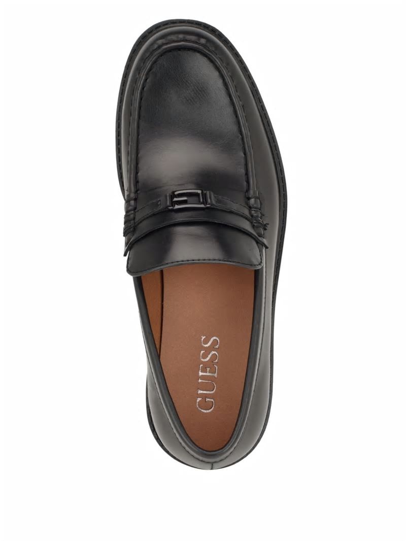 Guess Diolin Lug Sole Loafers - Black 001