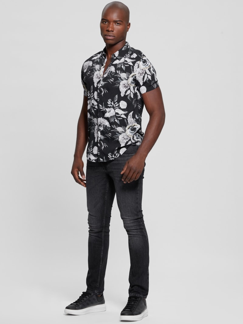 Guess Eco Rayon Floral Shirt - Muted Floral