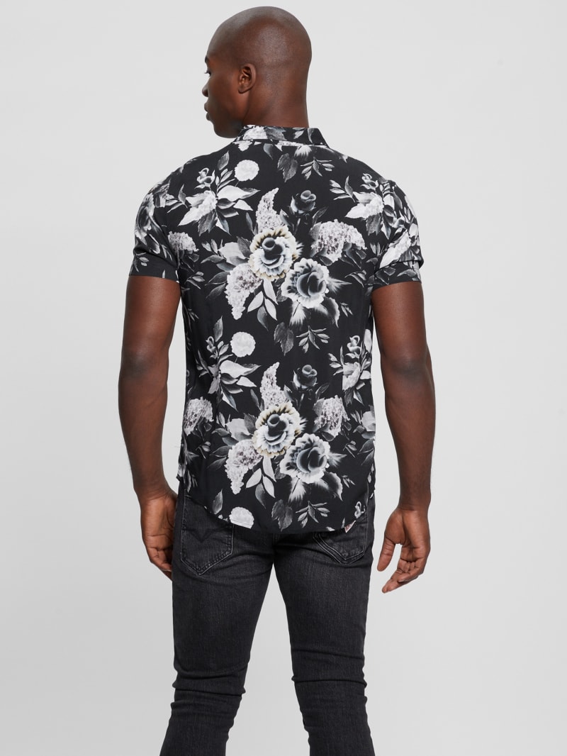 Guess Eco Rayon Floral Shirt - Muted Floral