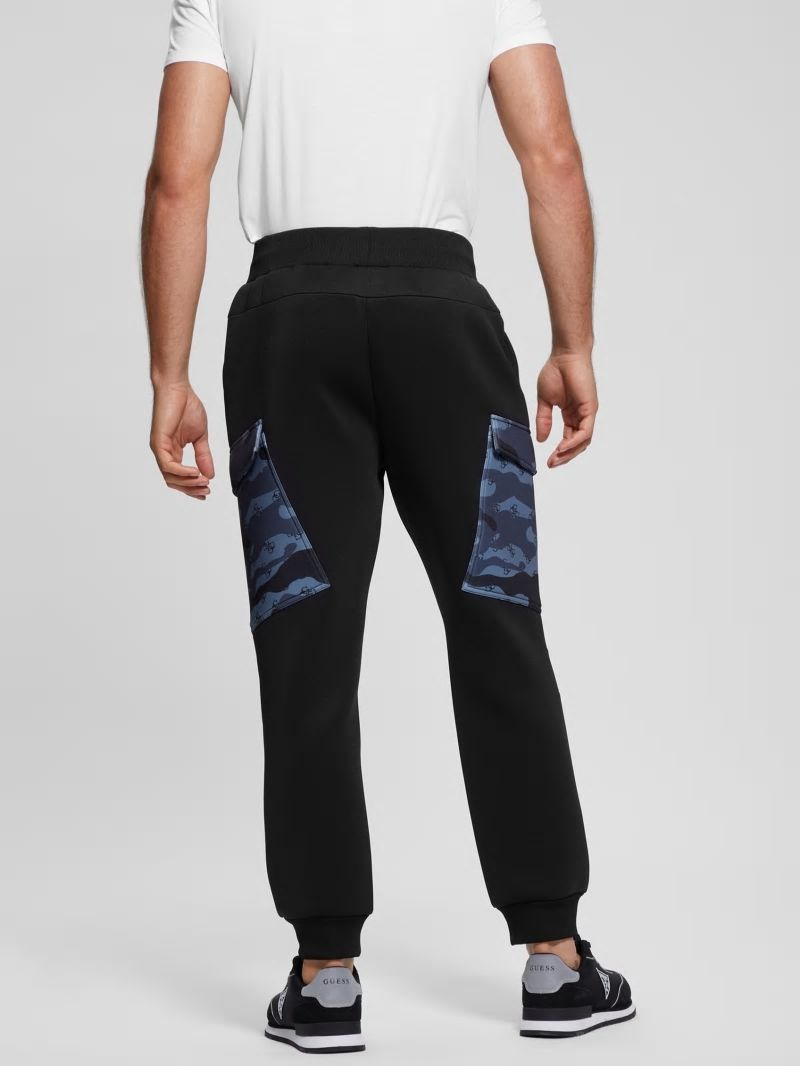 Guess Derych Cargo Pants - Black