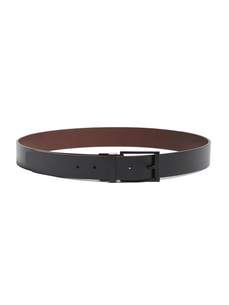 Guess Liam Reversible Belt - Black And Brown