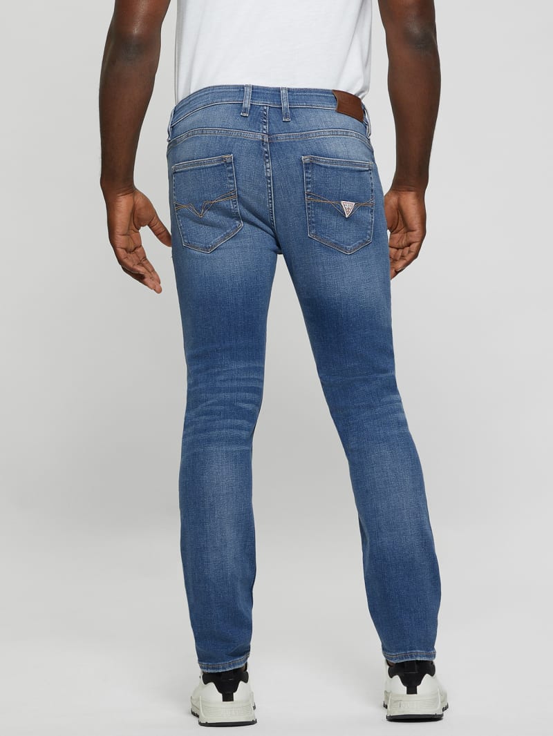 Guess Eco Low-Rise Slim Straight Jeans - Brasco