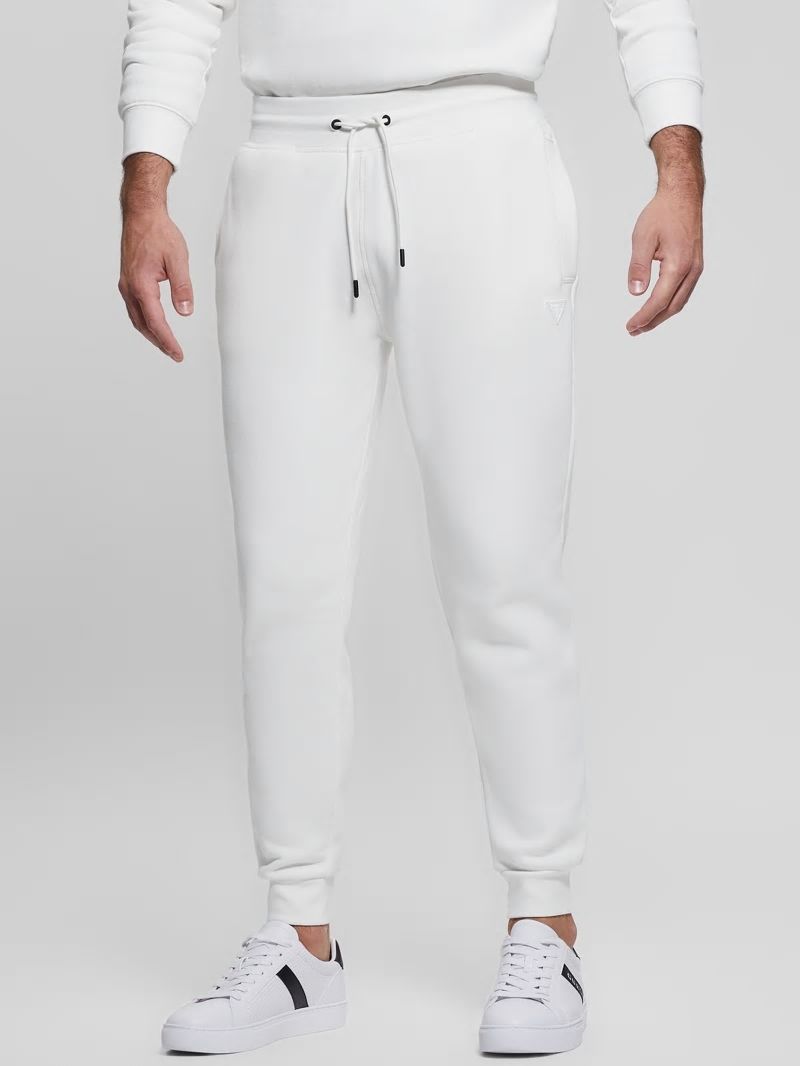 Guess Eco Aldwin Logo Pants - Blanc/Scuffy