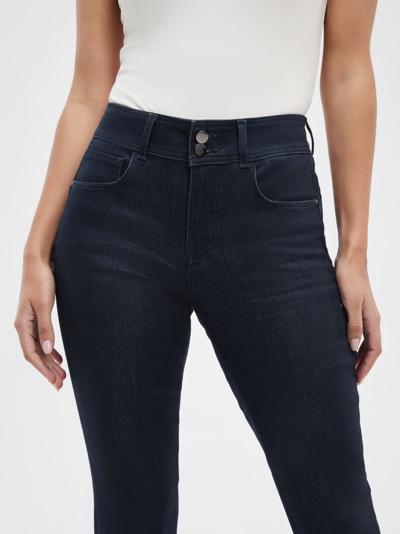 Guess Dyed Shape Up High-Rise Straight Jeans - Warm Moon