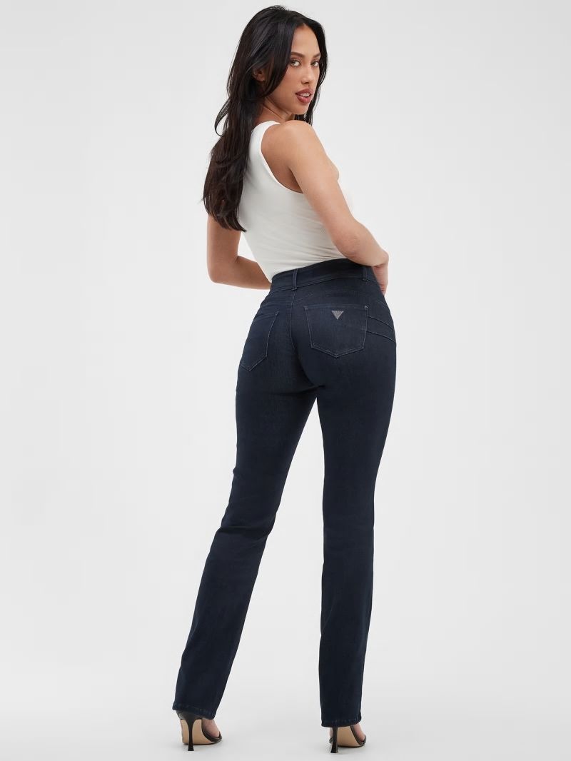 Guess Dyed Shape Up High-Rise Straight Jeans - Warm Moon