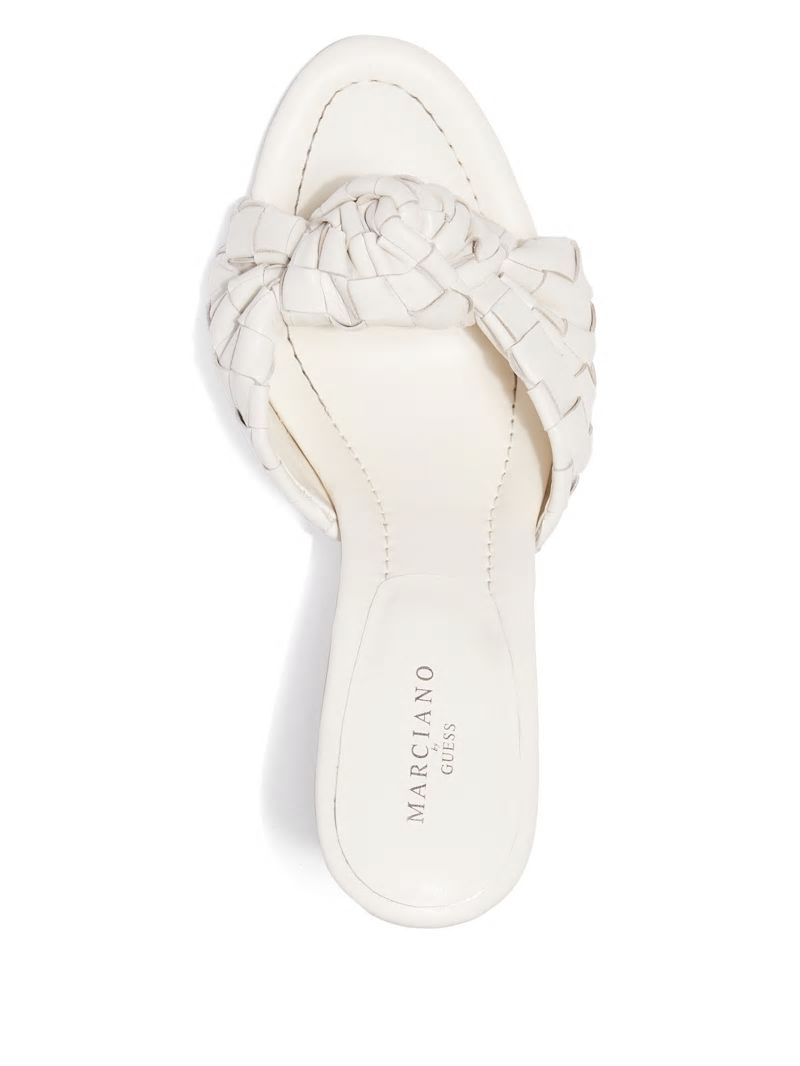 Guess Janna Woven Mule - Ivory